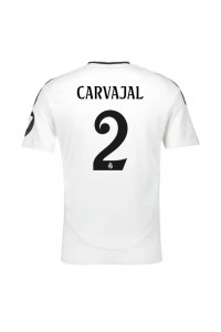 Real Madrid Daniel Carvajal #2 Fotballdrakt Hjemme Klær 2024-25 Korte ermer